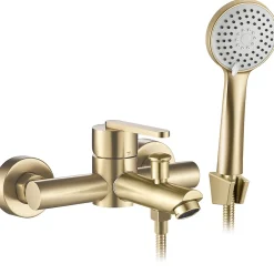 Robinet De Baignoire|Rea Robinet De Baignoire Ontario Js-11803Bg Brush Gold