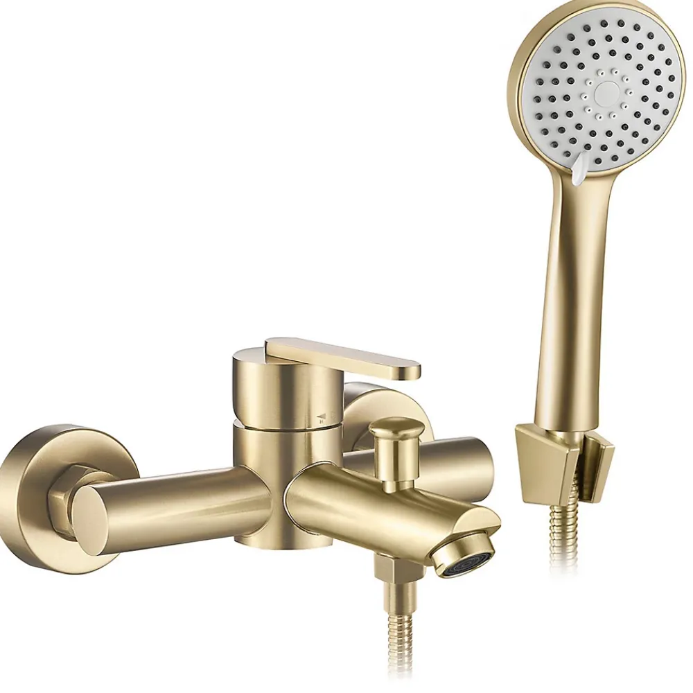 Robinet De Baignoire|Rea Robinet De Baignoire Ontario Js-11803Bg Brush Gold