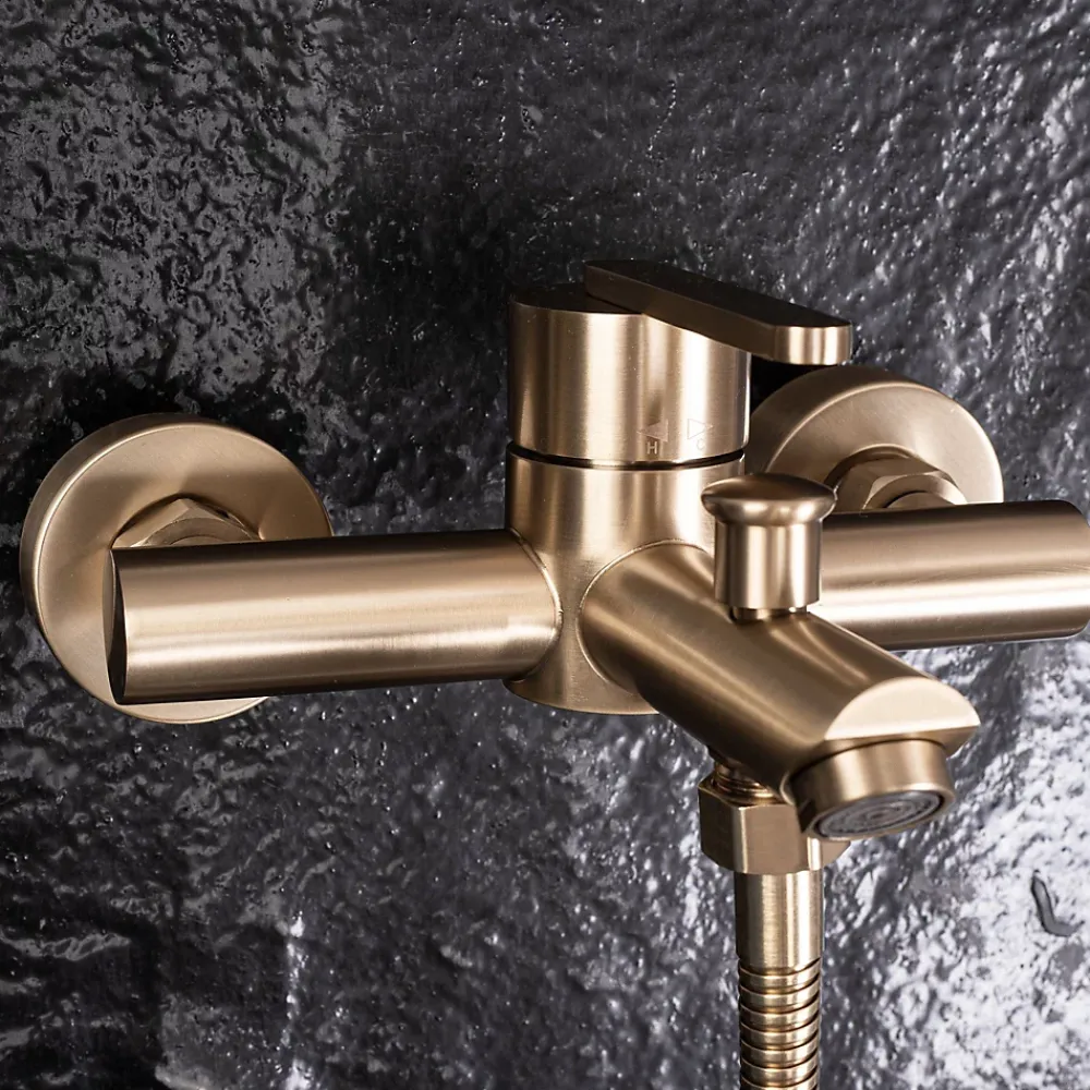 Robinet De Baignoire|Rea Robinet De Baignoire Ontario Js-11803Bg Brush Gold