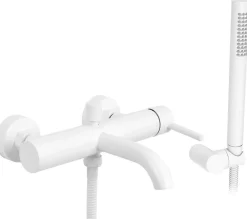 Rea Robinet de baignoire Lungo White Matt