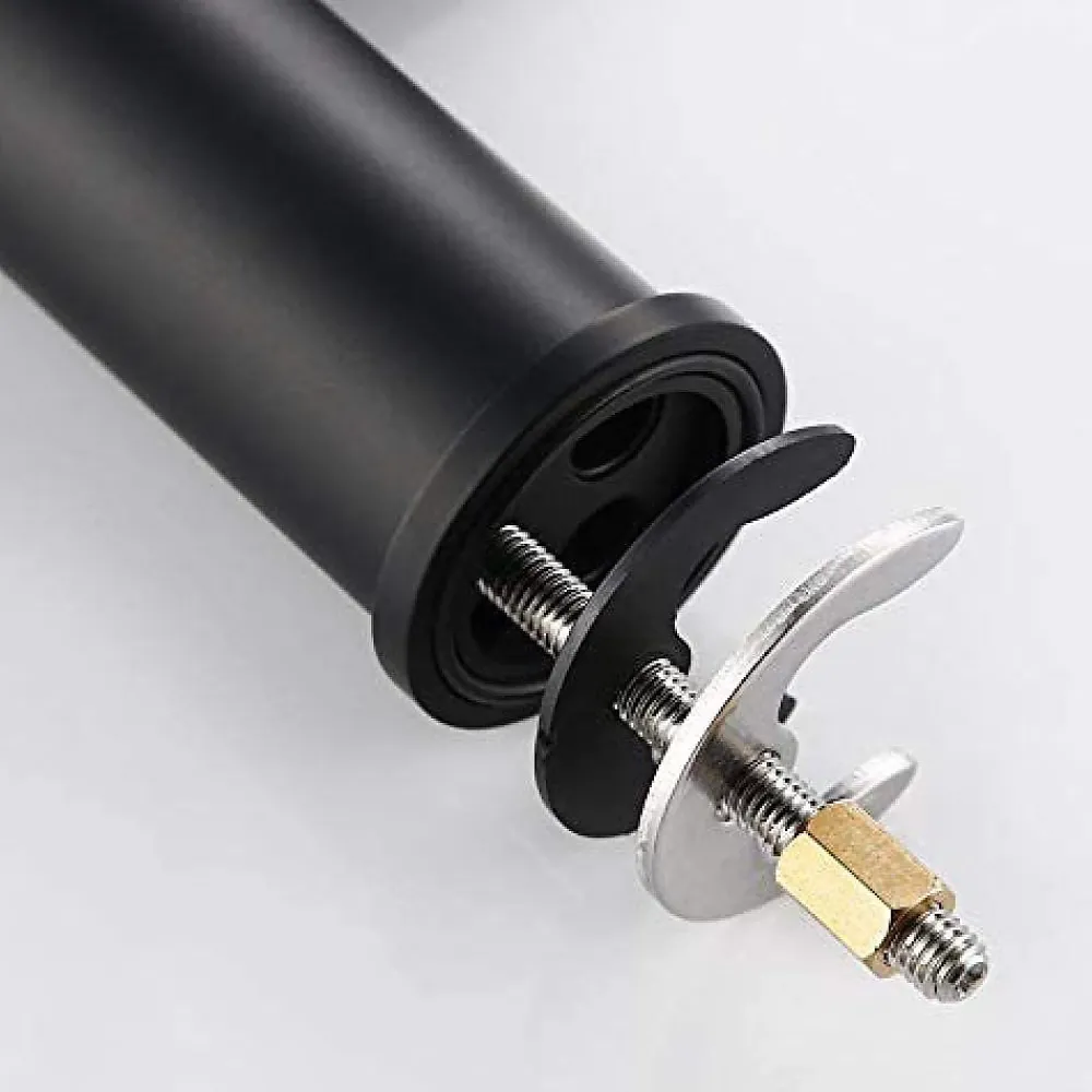 Kibath Robinet de bidet monocommande ZUNI, finition noir mat, en laiton