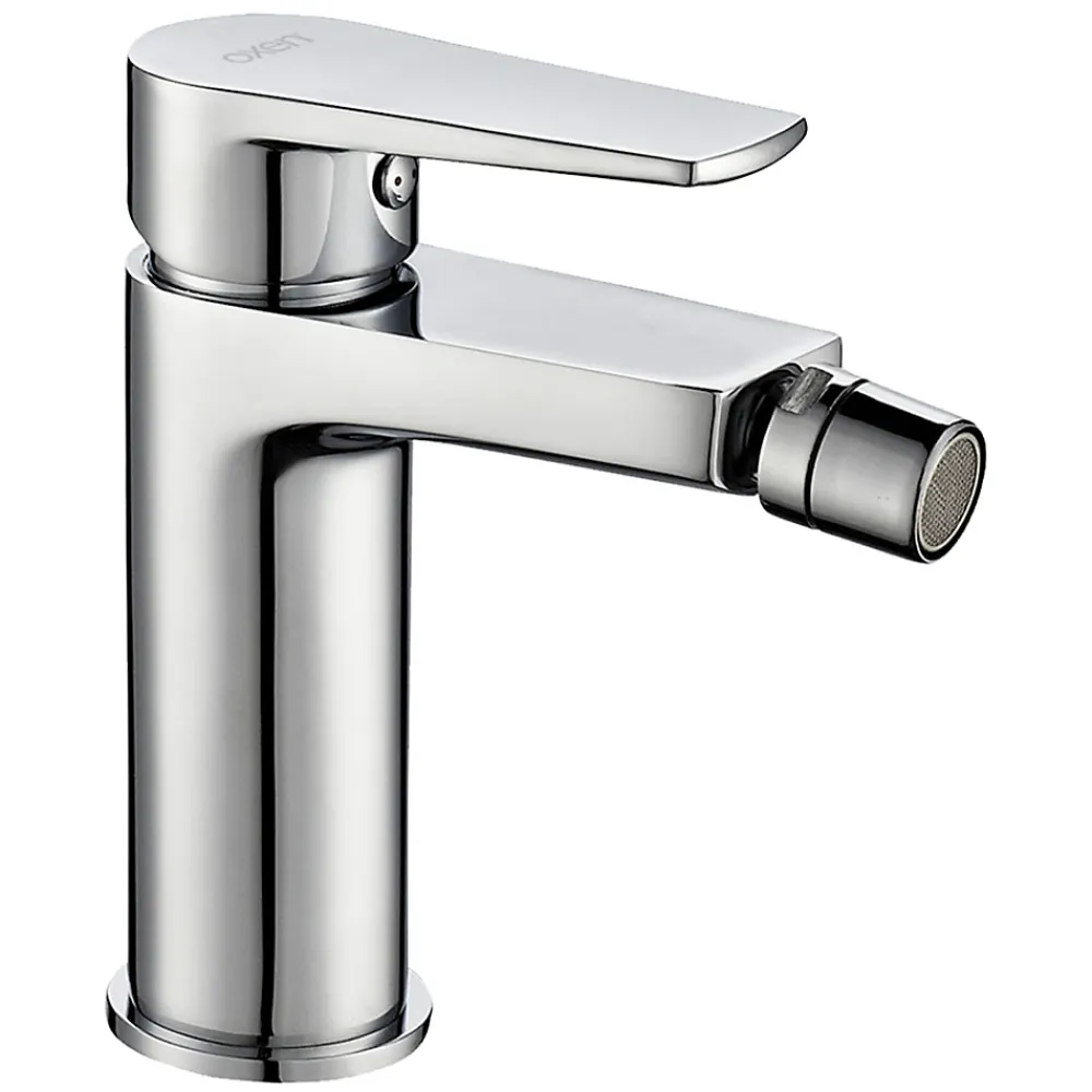 Kibath Robinet de bidet monocommande FUS avec finition chromée brillante en laiton