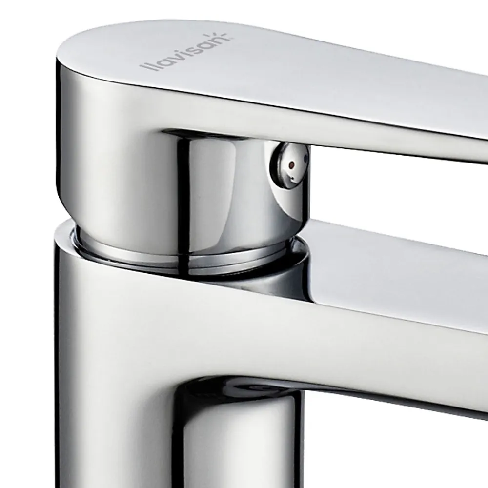 Robinet De Bidet|Kibath Robinet de bidet monocommande ASTRO avec finition chromée brillante en laiton