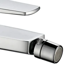 Robinet De Bidet|Kibath Robinet de bidet monocommande ASTRO avec finition chromée brillante en laiton