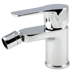 Kibath Robinet de bidet monocommande NAD avec finition chromée brillante en laiton