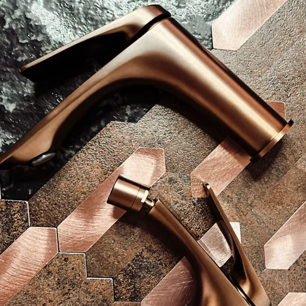 Rea Robinet De Bidet Avalon Brush Copper
