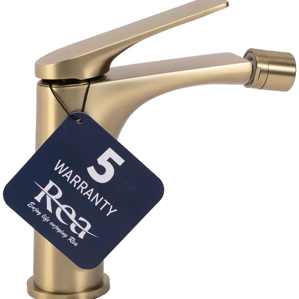 Robinet De Bidet|Rea Robinet de bidet Avalon brush gold