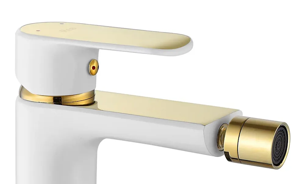 Robinet De Bidet|Rea Robinet De Bidet My1805-9Wg Bloom White/Gold