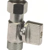 Chasse D'Eau|Raccords Dumont Robinet de chasse d'eau droit standard 3/8" pour WC mécanisme d'alimentation chasse d'eau 1/4 de tour droit de 3/8" (12x17) chrome