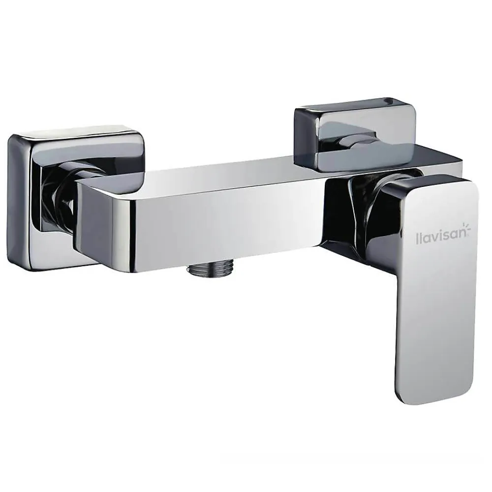 Robinet De Douche|Kibath Robinet de douche monocommande CHE avec finition chromée brillante en laiton