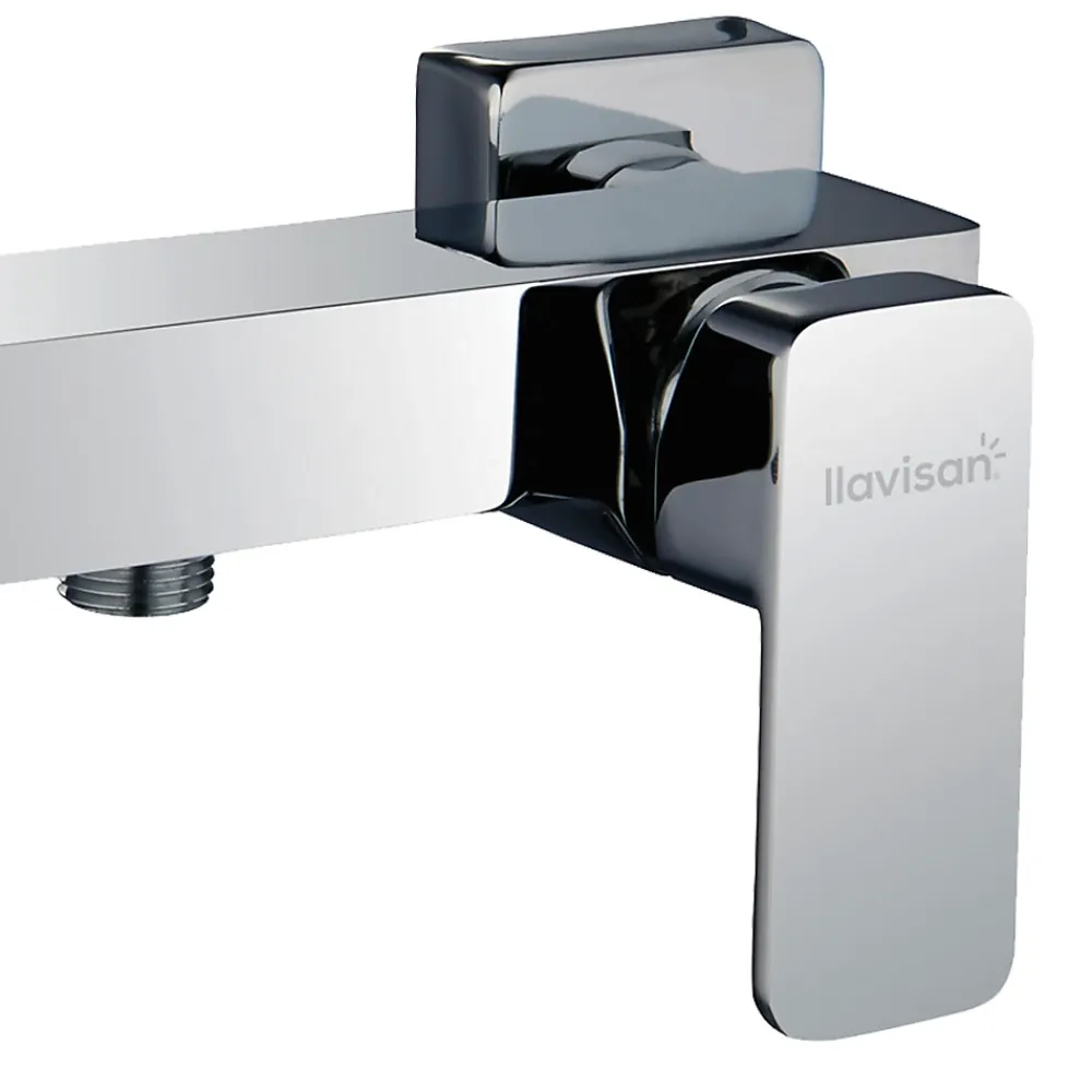 Robinet De Douche|Kibath Robinet de douche monocommande CHE avec finition chromée brillante en laiton