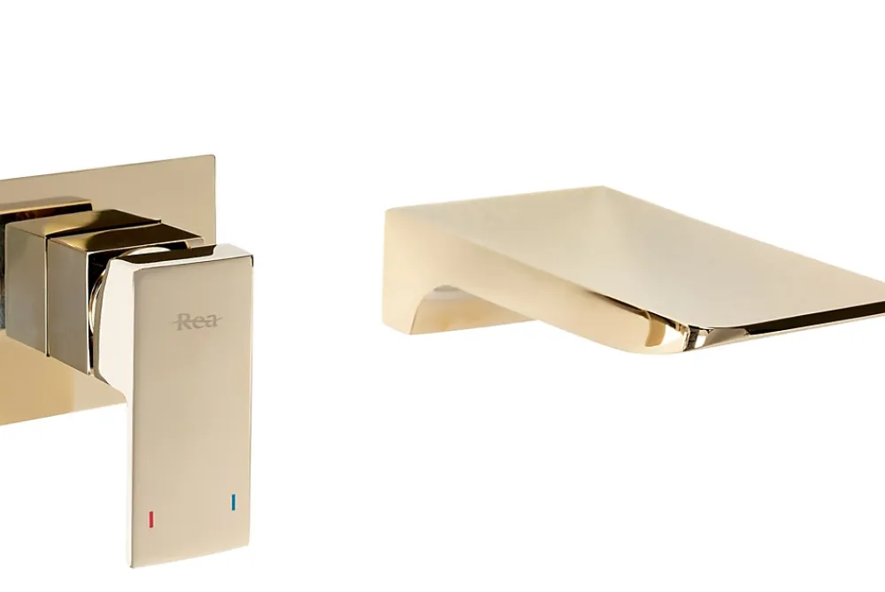 Robinet Lave-Mains|Rea Robinet De Lavabo Encastré Mason Gold