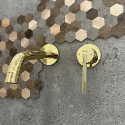 Rea Robinet De Lavabo Encastré Argon Js-622704G Gold