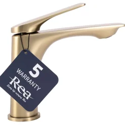 Robinet Lave-Mains|Rea Robinet de lavabo Avalon brushed gold low