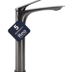 Rea Robinet de lavabo Avalon titanium high