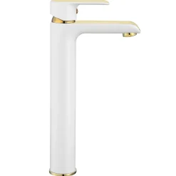 Robinet Lave-Mains|Rea Robinet de lavabo Bloom white gold high