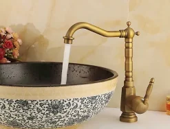 Robinet Lave-Mains|Rea Robinet de lavabo Bona old gold high