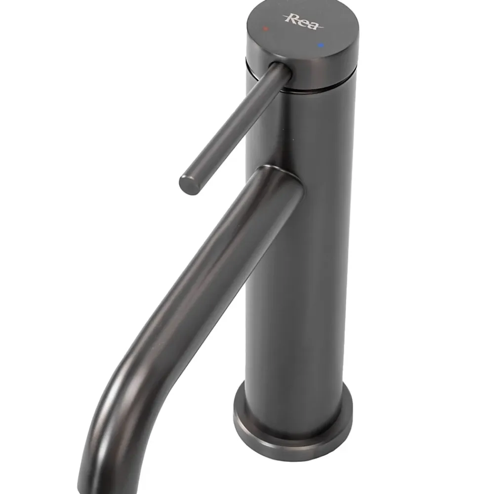 Rea Robinet de lavabo Clif titanium low