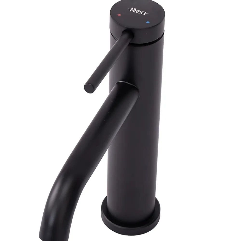 Robinet Lave-Mains|Rea Robinet de lavabo Clif black low