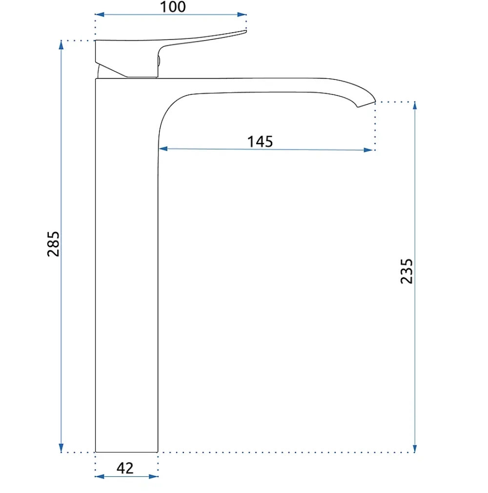 Robinet Lave-Mains|Rea Robinet De Lavabo Dart High Chrome