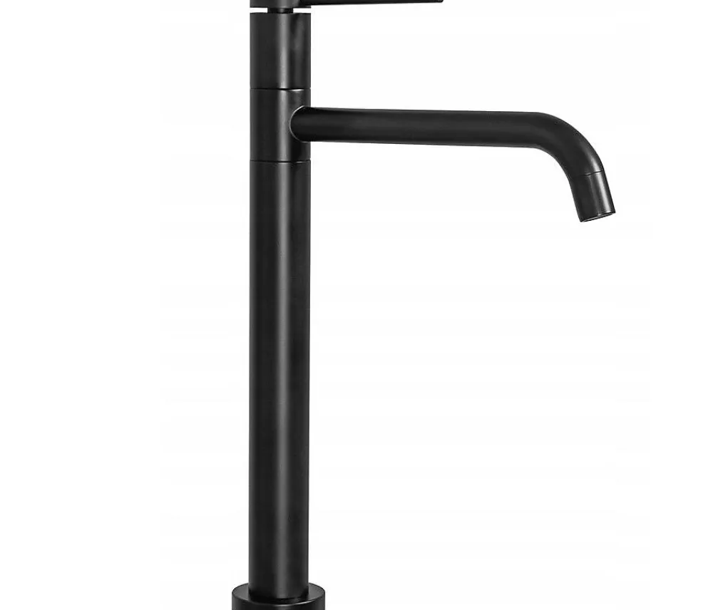 Rea Robinet de lavabo Lugano slim black high