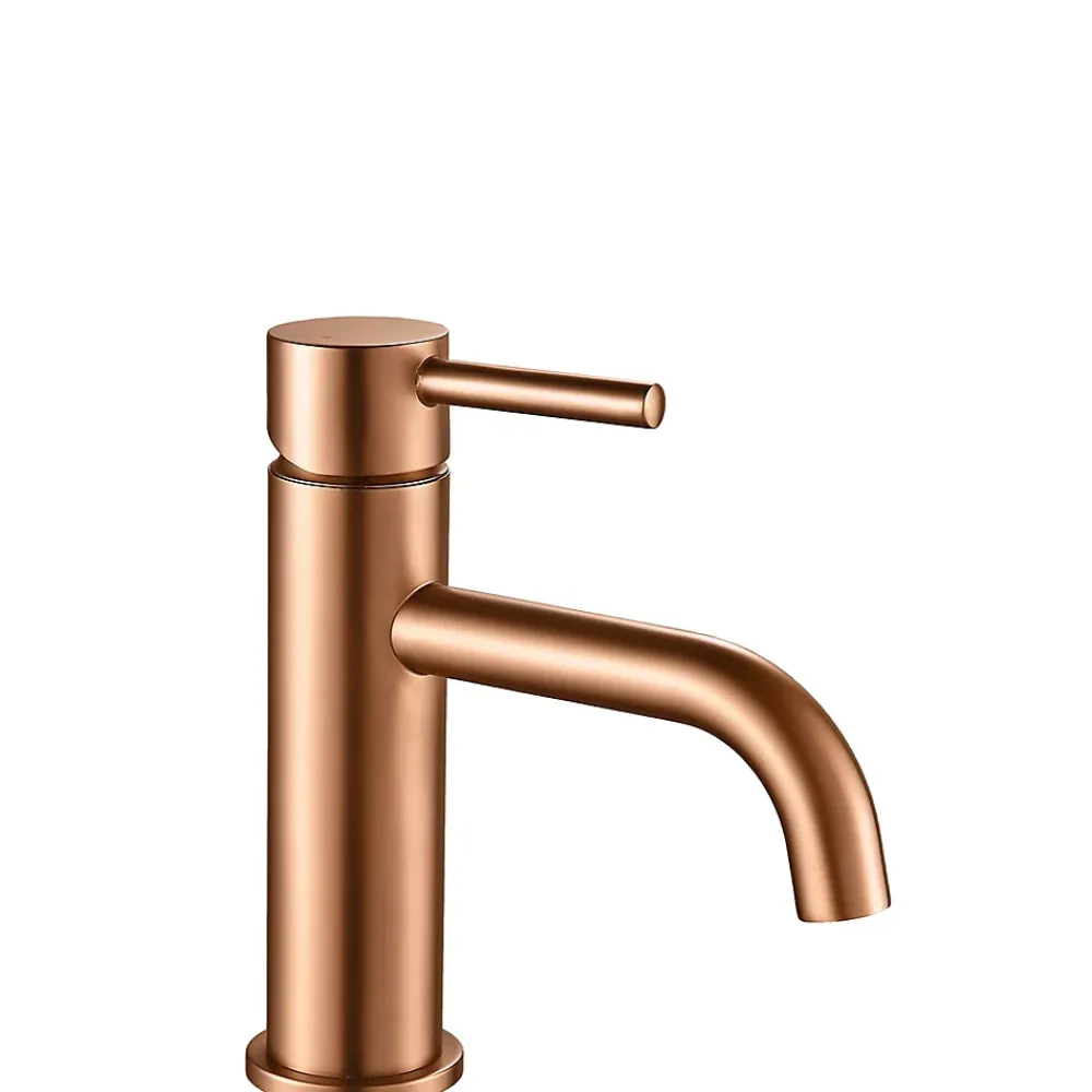 Rea Robinet de lavabo Lungo brushed copper low