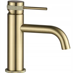Rea Robinet De Lavabo Lungo Grip Low Brush Gold