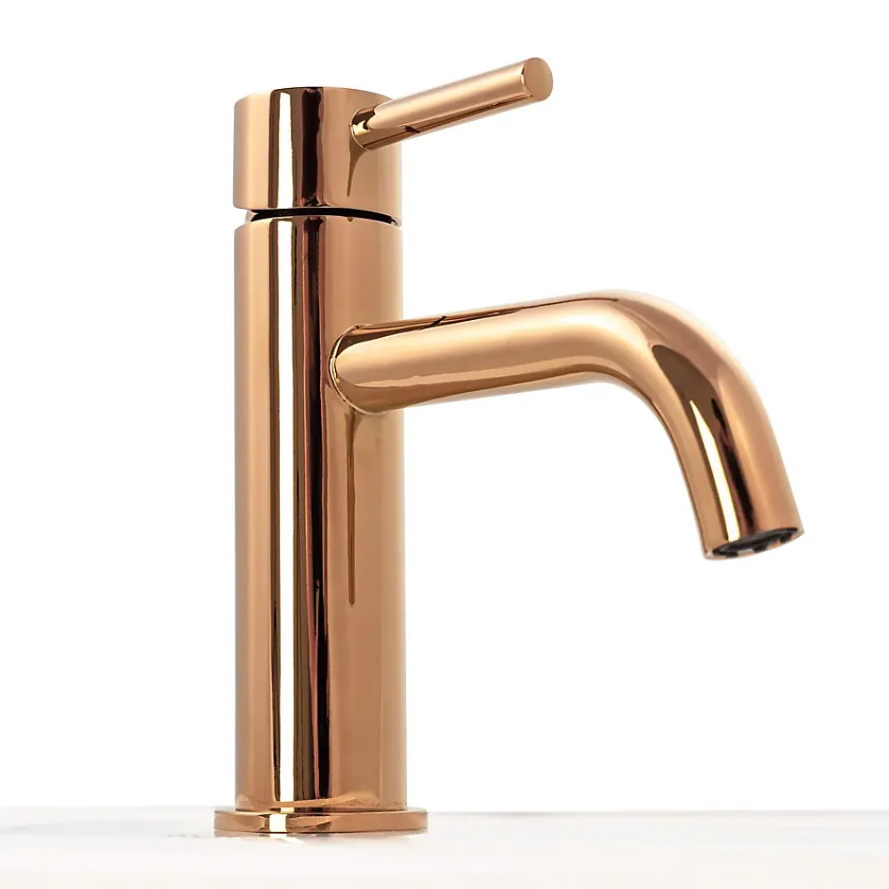 Rea Robinet de lavabo Lungo Rose Gold low