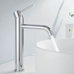 Rea Robinet de lavabo Lungo chrome high