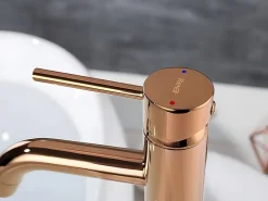 Rea Robinet de lavabo Lungo rose gold high