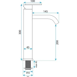 Robinet Lave-Mains|Rea Robinet De Lavabo Ontario Js-11801-1B High Black