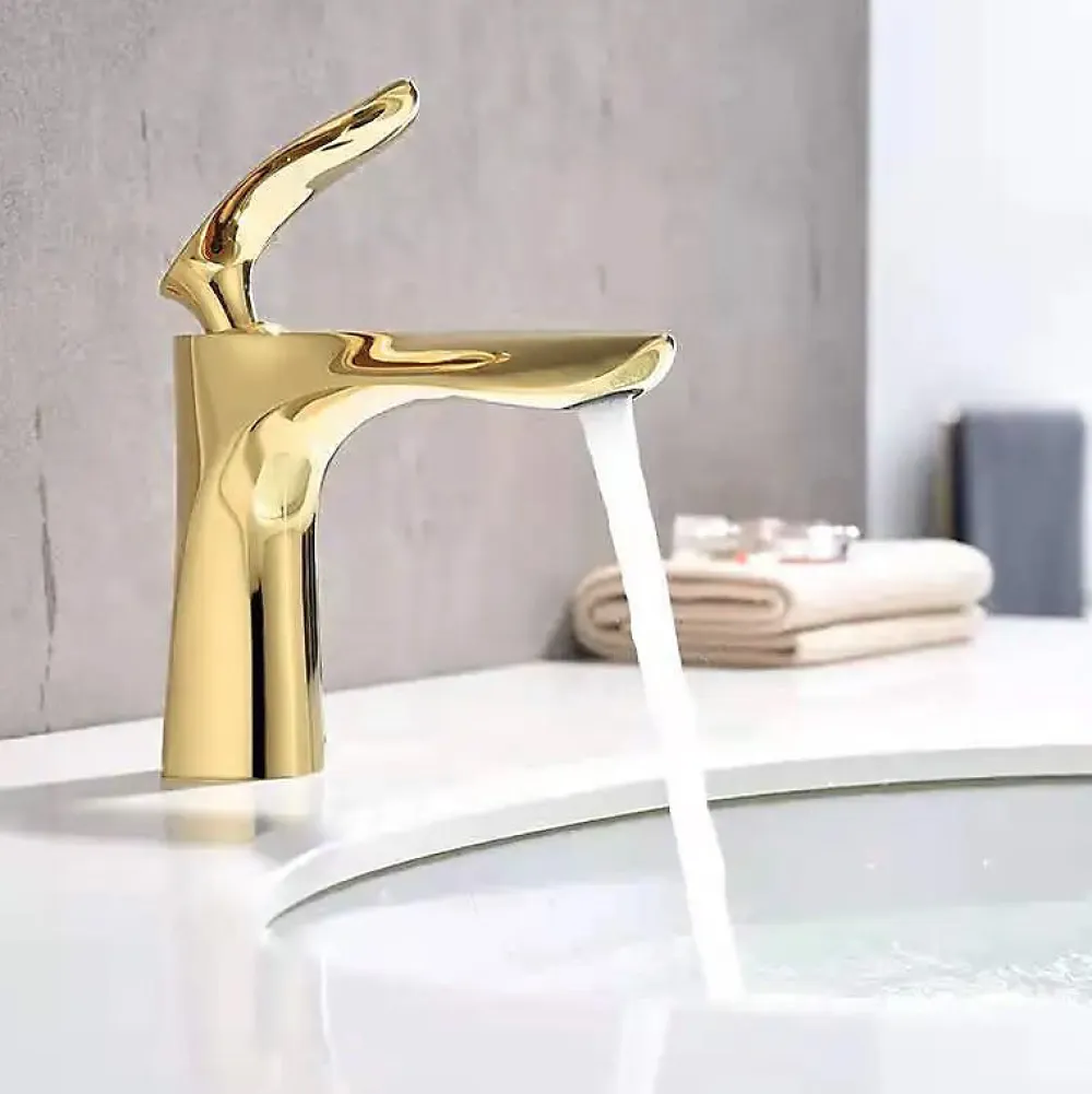 Robinet Lave-Mains|Rea Robinet de lavabo Orbit gold low