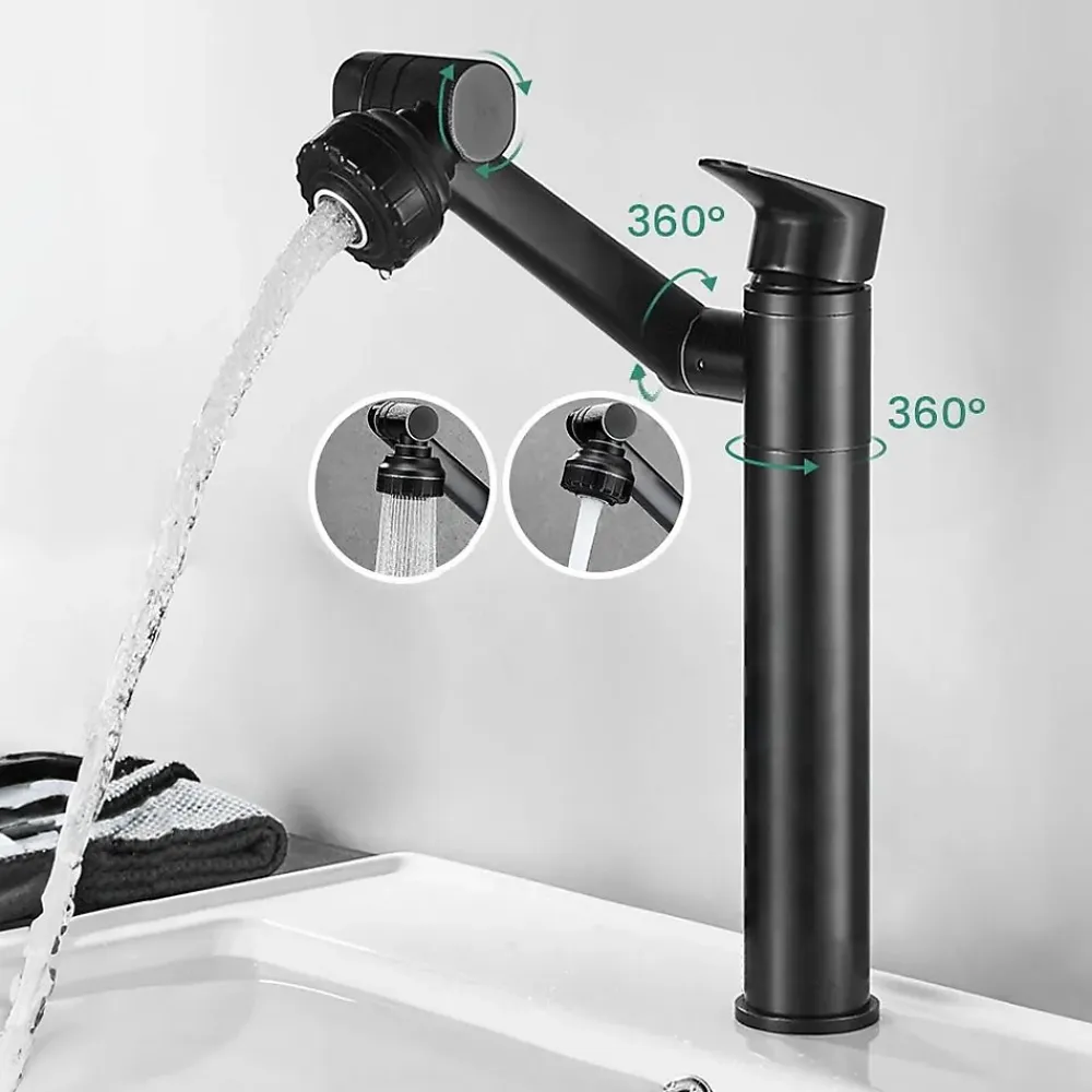Robinet Lave-Mains|Rea Robinet de lavabo Paco black high