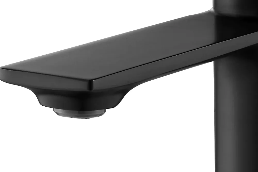 Rea Robinet de lavabo Storm black gold low
