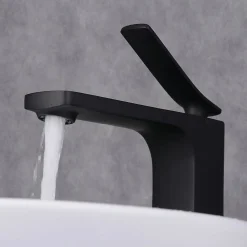 Kroos Robinet de lavabo surélevé pour Vasque Noir