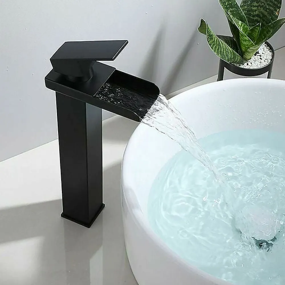 Robinet De Bidet|Deko Robinet de salle de bain noir mat, robinet de lavabo à levier unique, robinet mitigeur de lavabo à poser