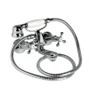 Kiamami Valentina Robinet Extérieur De Baignoire Ancien Vintage Avec Boutons En Croix Chromés - Narciso