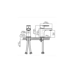 Mob-In Robinet lave-mains - Mitigeur eau chaude et eau froide GRIFO