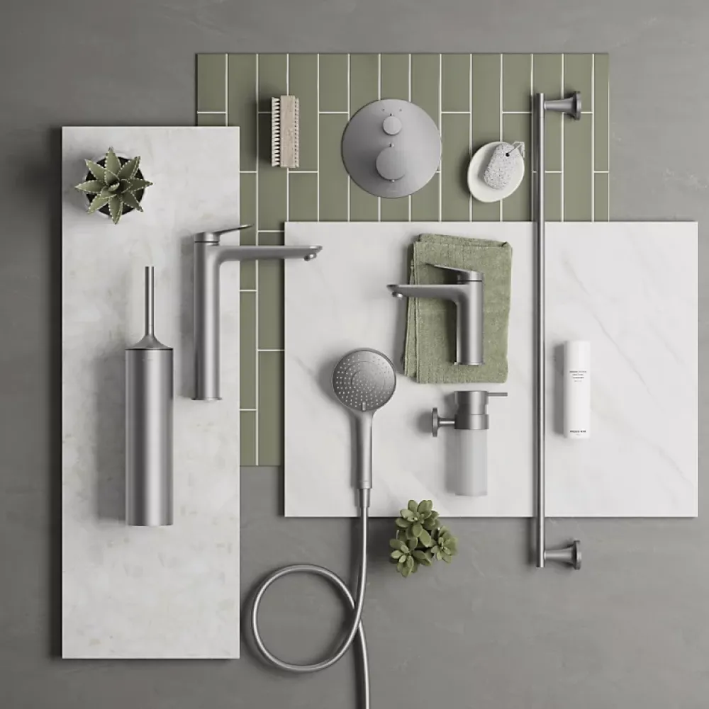 Robinet Lave-Mains|Duravit Robinet lave-mains eau froide Wave inox brossé