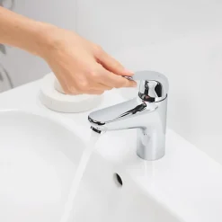 Robinet Lave-Mains|Grohe Robinet lave-mains Swift ouverture eau froide chromé