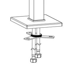 Colonne De Baignoire|Stano Robinet mitigeur baignoire sur pied MENTO