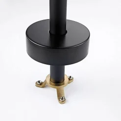 Colonne De Baignoire|Valaz Robinet mitigeur baindouche sur pied CALGARY noir mat