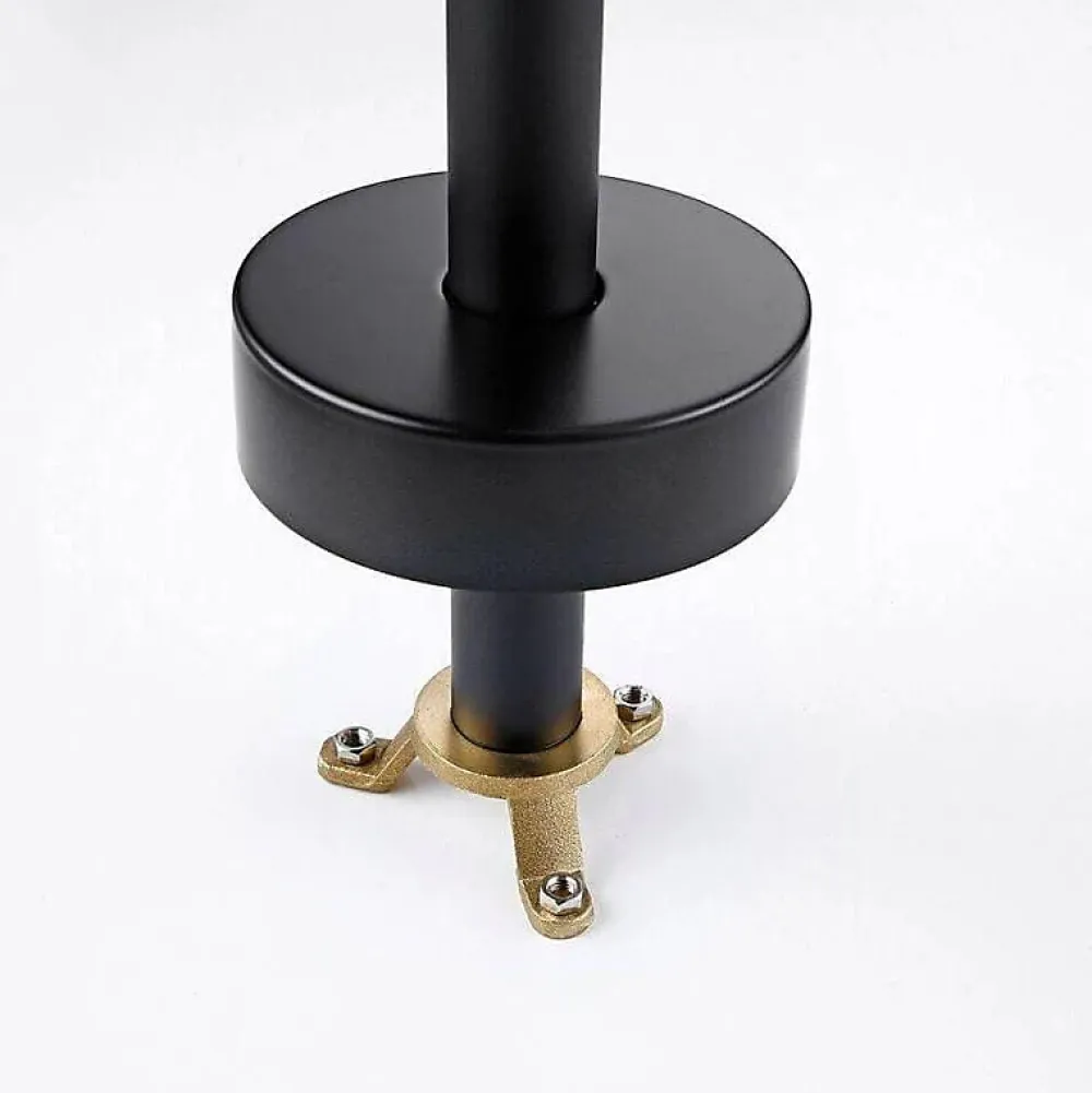 Colonne De Baignoire|Valaz Robinet mitigeur baindouche sur pied CALGARY noir mat