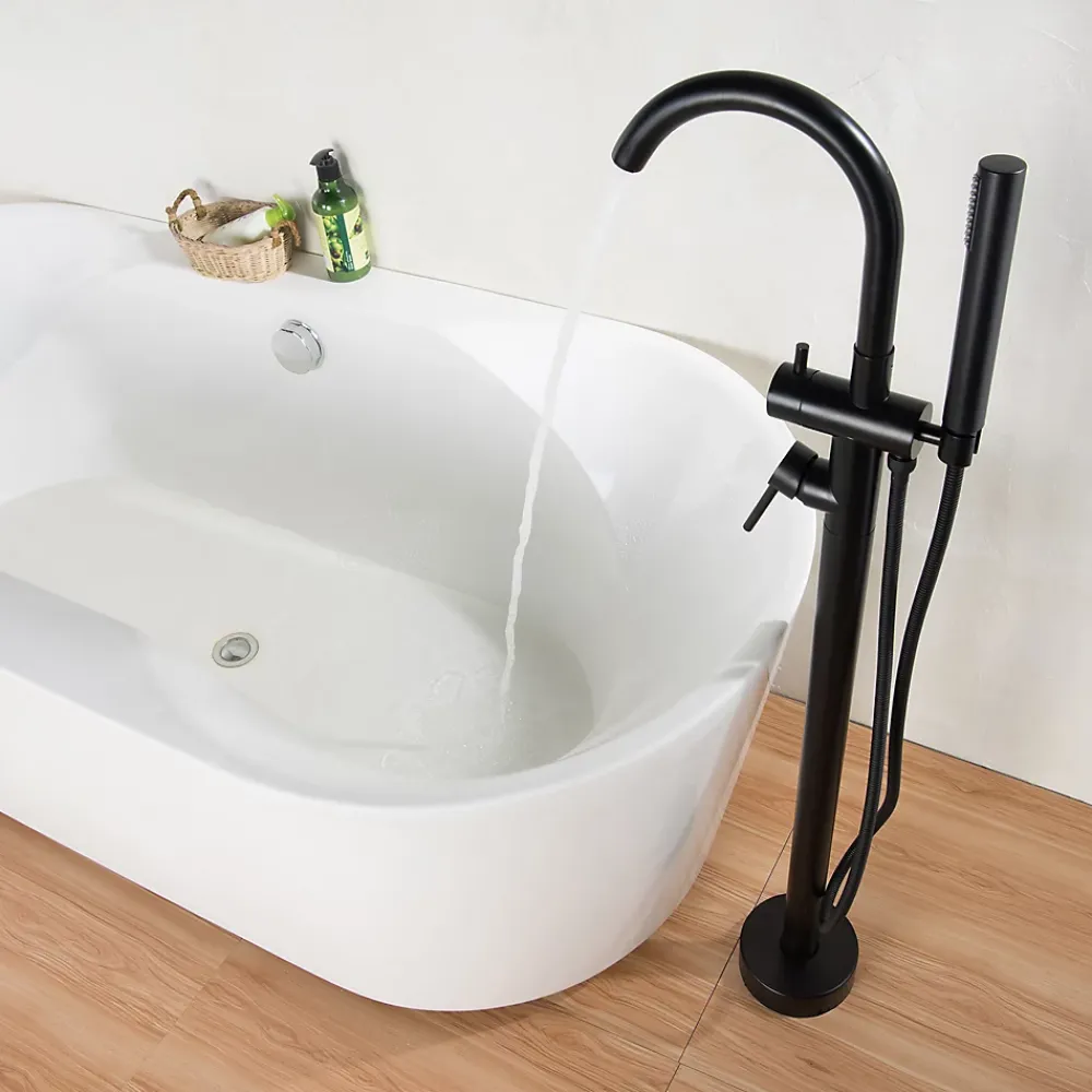 Bernstein Robinet mitigeur de luxe sur pied 8028B en noir