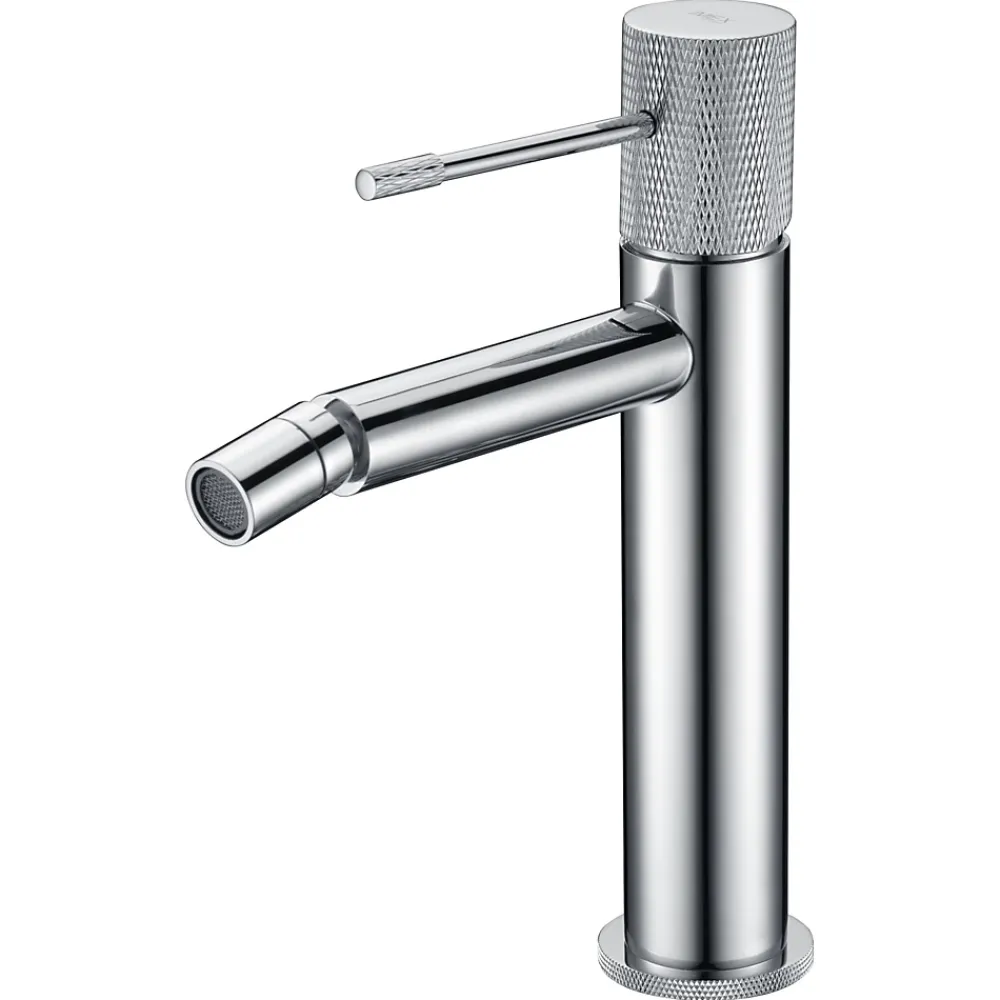 Robinet De Bidet|Imex Products Robinet mitigeur monocommande TOUCHER à poser pour bidet (1 trou) Chromé Brillant Robinet à poser (sur vasque ou plan)
