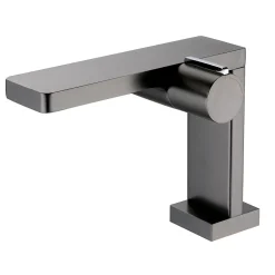 Robinet Lave-Mains|Bernstein Robinet mitigeur monocommande design gun métal pour lavabo ou vasque NT3110G