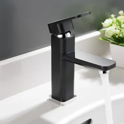 Bernstein Robinet mitigeur pour lavabos vasques 1233CB chromé/noir