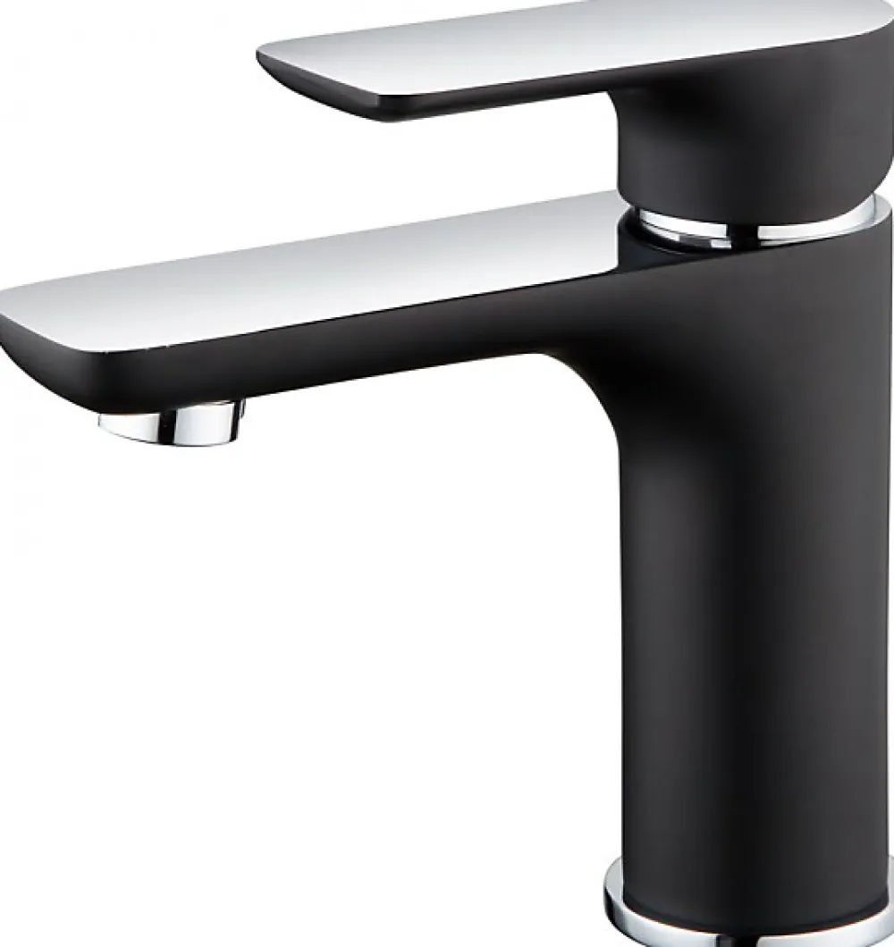 Robinet Lave-Mains|Bernstein Robinet mitigeur pour lavabo 4024CB - noir mat