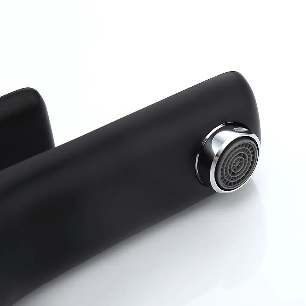 Robinet Lave-Mains|Bernstein Robinet mitigeur pour lavabo 4024CB - noir mat