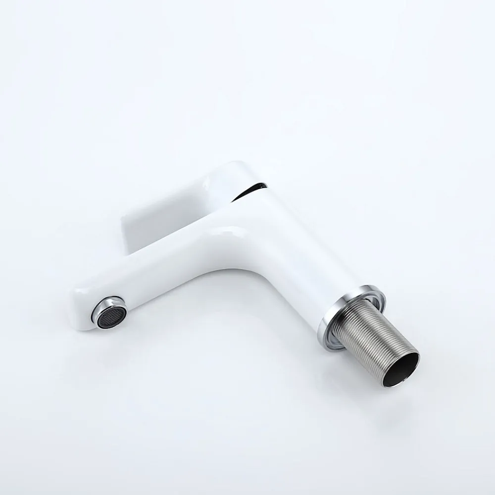 Robinet Lave-Mains|Bernstein Robinet mitigeur pour vasque ou lavabo 4024CW chromé blanc